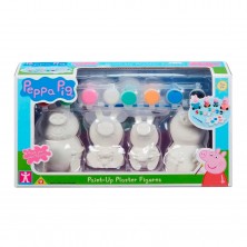 4 Figuras Yeso Peppa Pig con Pinturas