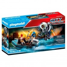 Playmobil Policía Mochila Propulsora 70782