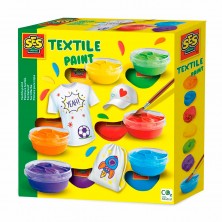 6 Botes Pintura para Textil