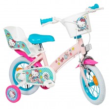 Bicicleta Hello Kitty 12" con Cesta