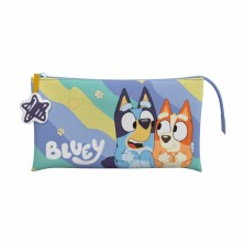 Estuche Triple Bluey