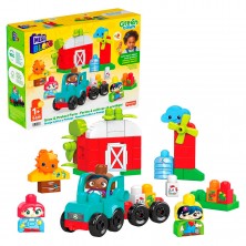 Granja con Tractor Mega Blocks