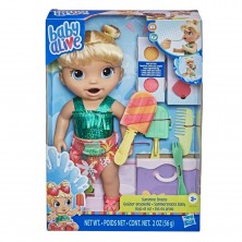 Baby Alive Muñeca Sunshine Snacks Bajo el Sol