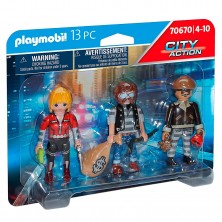 Playmobil 3 Figuras Ladrones 70670