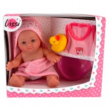 Muñeco Bebé con Orinal y Accesorios 20 cm