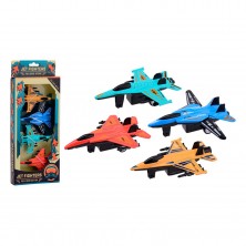 4 Mini Aviones Retrofricción