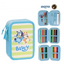 Estuche Triple Lleno Bluey