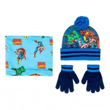 Gorro, Guantes y Buff Avengers