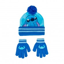 Gorro y Guantes Stitch