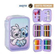 Estuche Triple Deluxe Lleno Stitch
