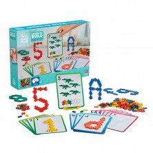 Caja Construcción 600 Piezas ABC y 123