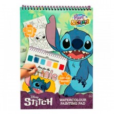 Libreta Stitch con Acuarelas