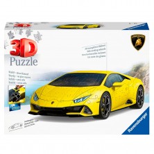 Puzle 3D Lamborghini Huracán Evo Amarillo