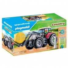 Playmobil Tractor Grande con Pala y Accesorios 71305