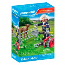 Playmobil Bomberos Rescate de Animal 71467