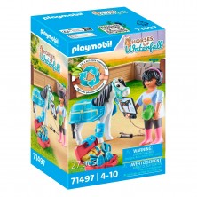 Playmobil Terapeuta de Caballos 71497