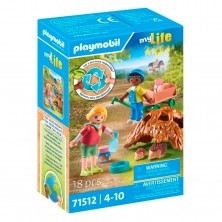 Playmobil Cuidados de la Familia de Erizos 71512