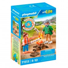 Playmobil Hoguera Padre y Hija 71513