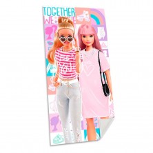 Toalla Algodón Barbie 70 x 140 cm