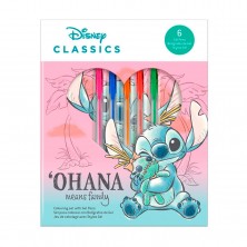 Cuaderno Actividades Stitch + Bolis Gel