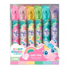6 Marcadores Perfumados Sweet Dreams