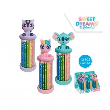 Tubo con 12 Lápices de Colores Sweet Dreams