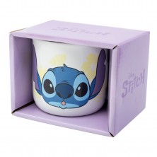 Taza Cerámica Stitch 400 ml en Caja Regalo
