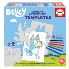 Dibuja con Plantillas Bluey