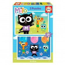 Puzle Milo 2x20 Piezas