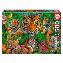 Puzle Jungla de Tigres 500 Piezas