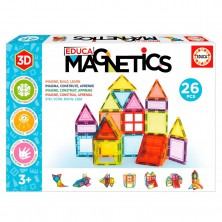 Juego Educativo de Construcción Magnético 26 Piezas
