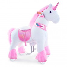 Unicornio Galopante Mediano Color Rosa