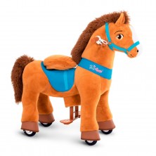 Pony Galopante Pequeño Color Marrón