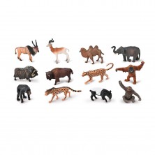 Tubo 12 Mini Animales Salvajes