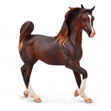 Figura Caballo Árabe Castaño