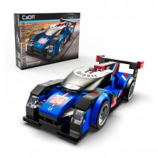Coche Carreras Azul 164 Piezas