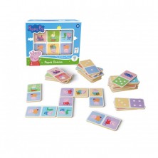 Dominó Madera Peppa Pig 28 Piezas