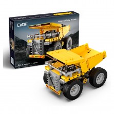 Construcción Camión Volquete Amarillo 372 Piezas